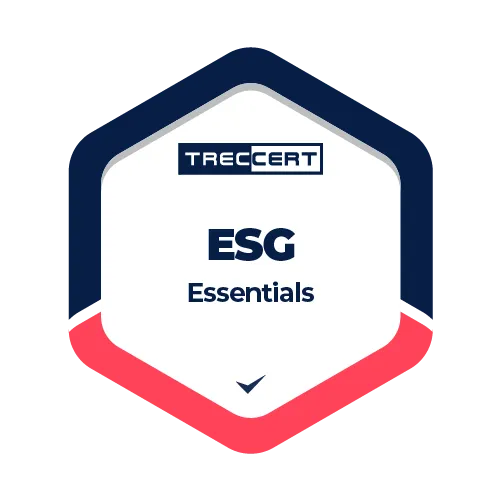 [TRECCERTESGE] Self Study TRECCERT ESG Essentials en anglais