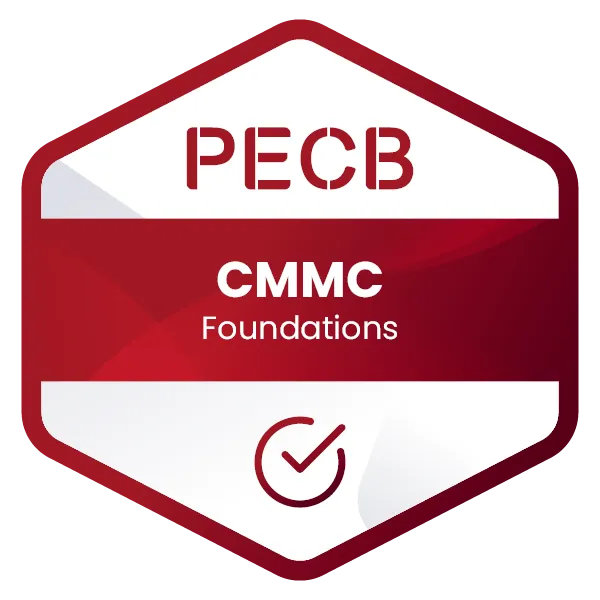 Badge PECB Certified PECB CMMC Foundations