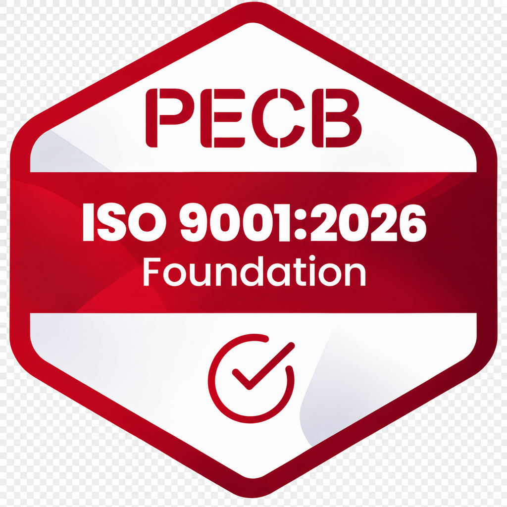 Self-Study ISO 9001:2026 Foundation en anglais